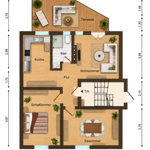 Frisch saniert & sofort bezugsfrei – 3 Zimmer mit Sonnenterrasse und eigener Stromerzeugung optimhome Immobilien Deutschland • Kaufen & Verkaufen Frisch saniert & sofort bezugsfrei – 3 Zimmer mit Sonnenterrasse und eigener Stromerzeugung optimhome Immobilien Deutschland • Kaufen & Verkaufen