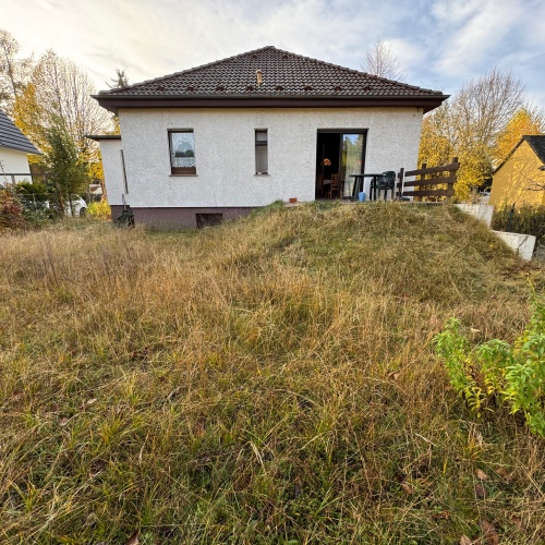 Sehr schönes Grundstück in Toplage Berlin-Heiligensee mit kleinem Bungalow optimhome Immobilien Deutschland • Kaufen & Verkaufen