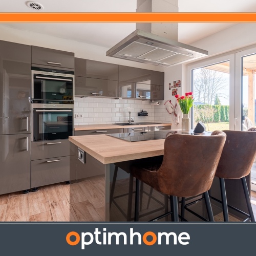 Leben auf einer Ebene – Stilvoller Winkelbungalow zum Wohlfühlen optimhome Immobilien Deutschland • Kaufen & Verkaufen