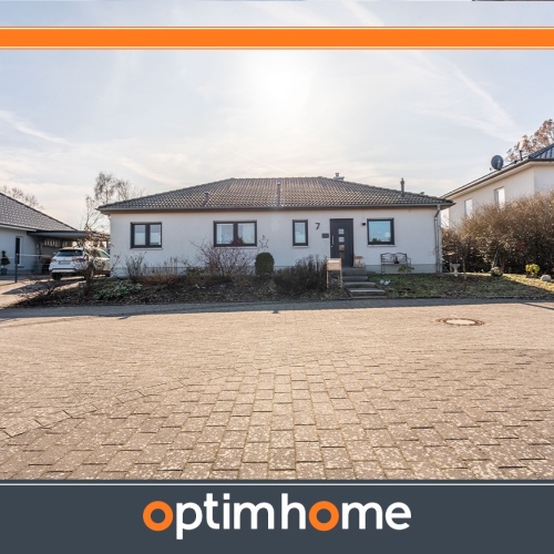 Leben auf einer Ebene – Stilvoller Winkelbungalow zum Wohlfühlen optimhome Immobilien Deutschland • Kaufen & Verkaufen