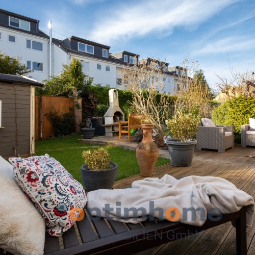 Top renovierte Terrassenwohnung mit kleinem Gartenparadies! optimhome Immobilien Deutschland • Kaufen & Verkaufen