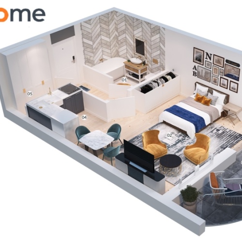 Sofort investieren: Vermietetes 1-Zimmer-Apartment mit Wintergarten wartet auf Sie! optimhome Immobilien Deutschland • Kaufen & Verkaufen