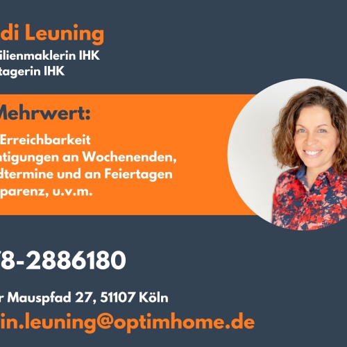 Herrliche Maisonette auf der Ehrenstrasse! optimhome Immobilien Deutschland • Kaufen & Verkaufen