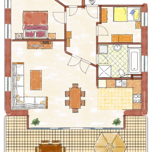 Helle 3-Zimmer-Whg. mit Dachterrasse und Wintergarten freut sich auf Sie! optimhome Immobilien Deutschland • Kaufen & Verkaufen